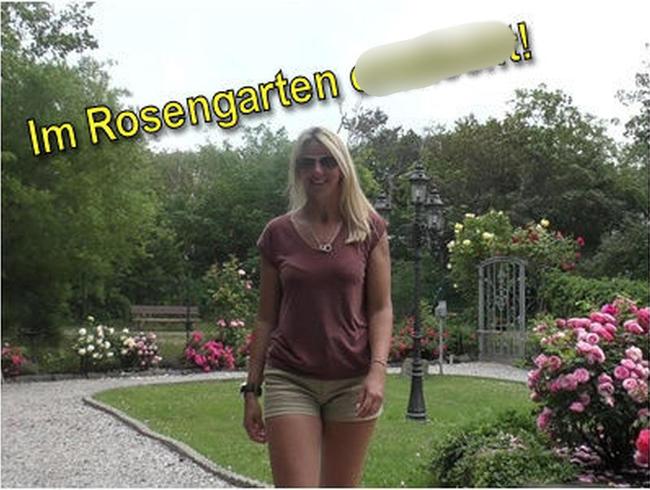 LissLonglegs Porno Video: Im Rosengarten erwíscht!