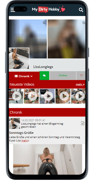 LissLonglegs bei MyDirtyHobby